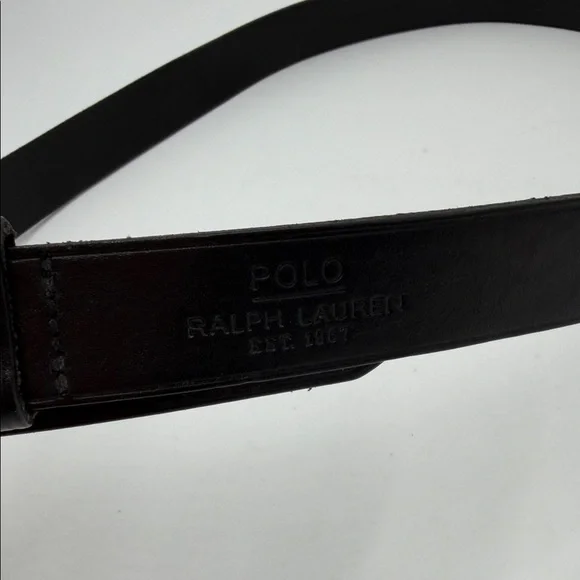 Polo Ralph Lauren Men's Black Leather Belt - Picture 2 of 16